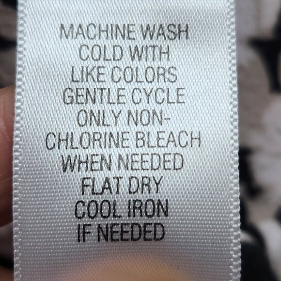 {L-XL] Croft & Barrow Black & White Sleeveless Top Size Large or XL Women's - Picture 6 of 12